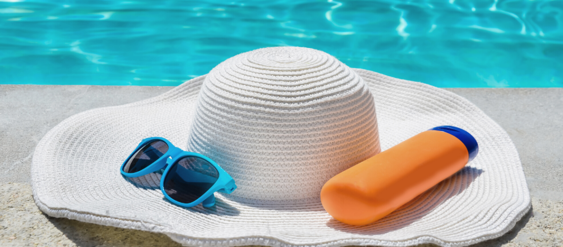 acessórios de usar na piscina no verão